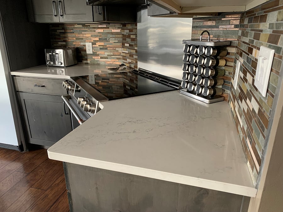 induction stove with all the pans