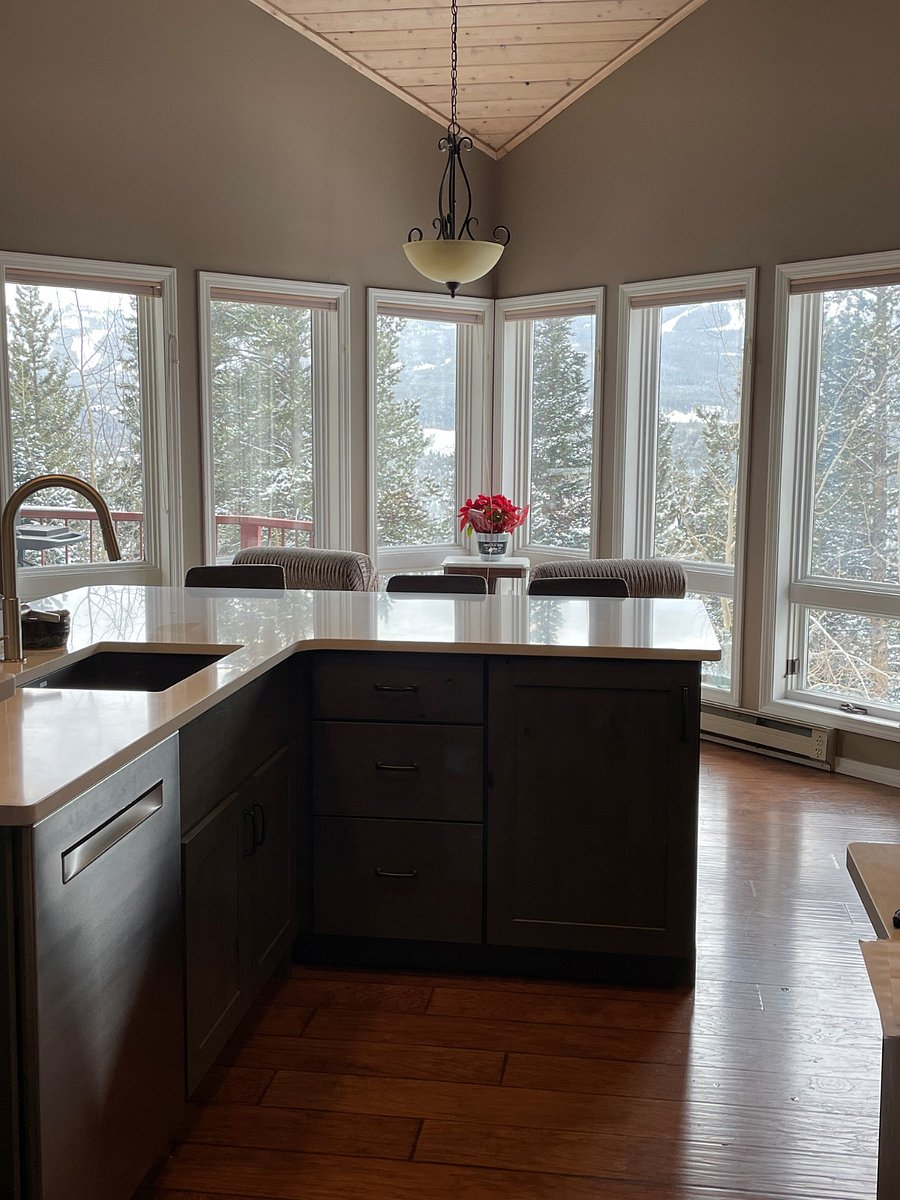 kitchen with a view