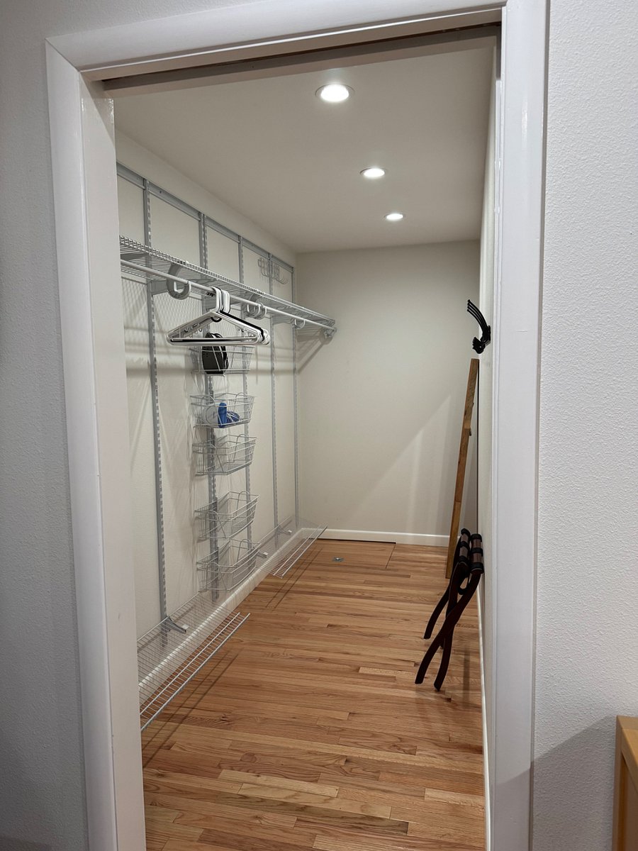 Primary closet