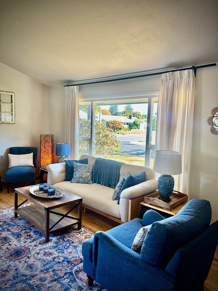 The interior is a vintage Boho decor style