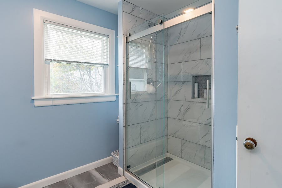 large shower