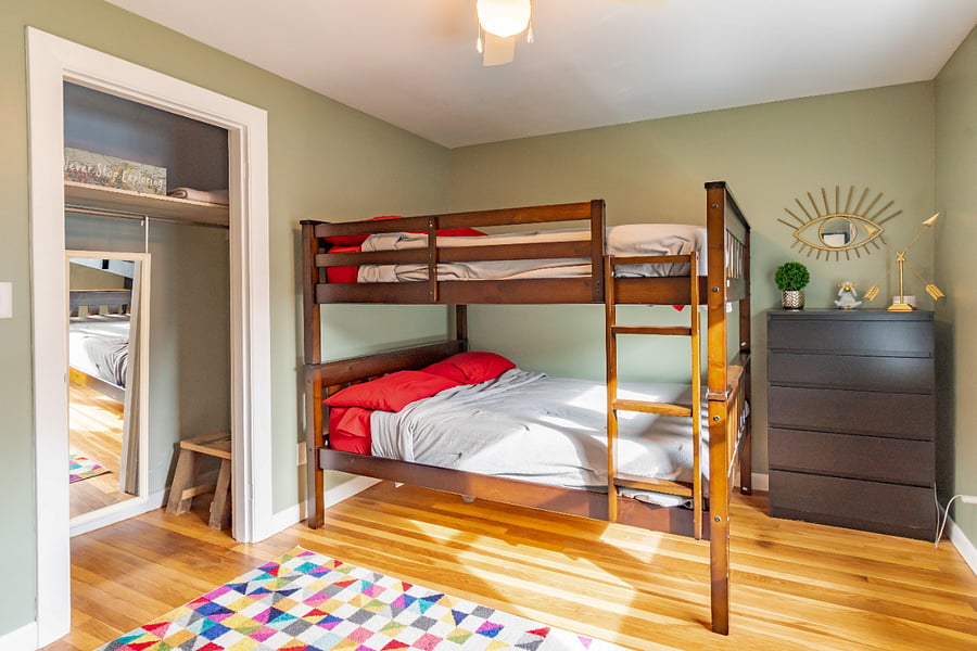 3rd Bedroom with Double bunks