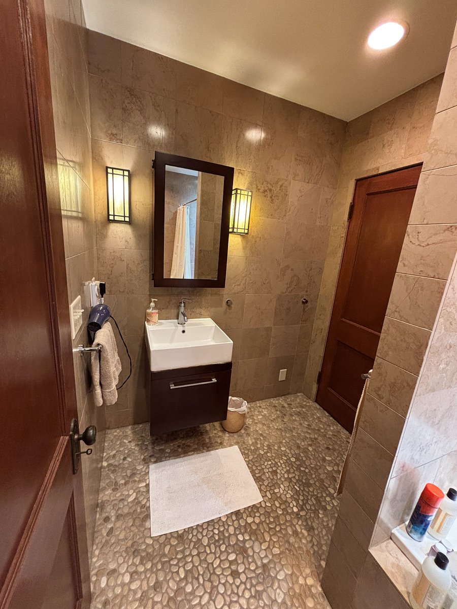Master bathroom with heated floors