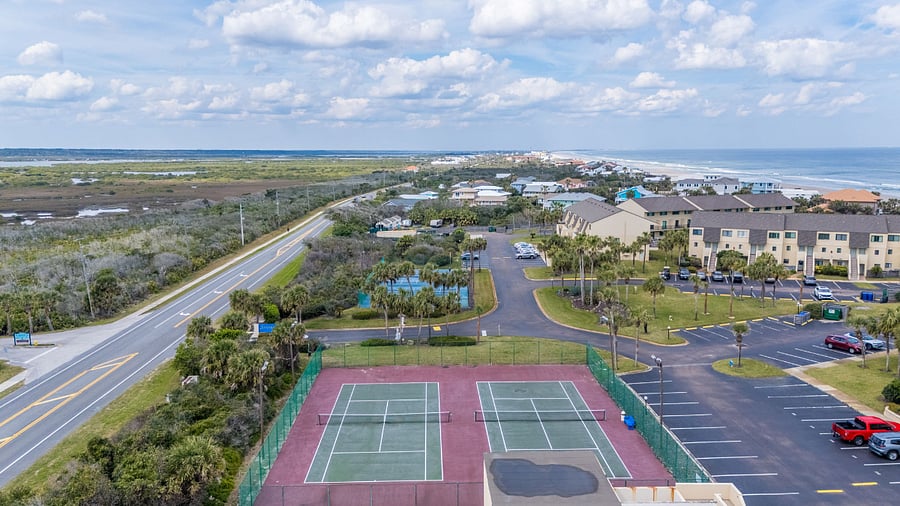 tennis courts
