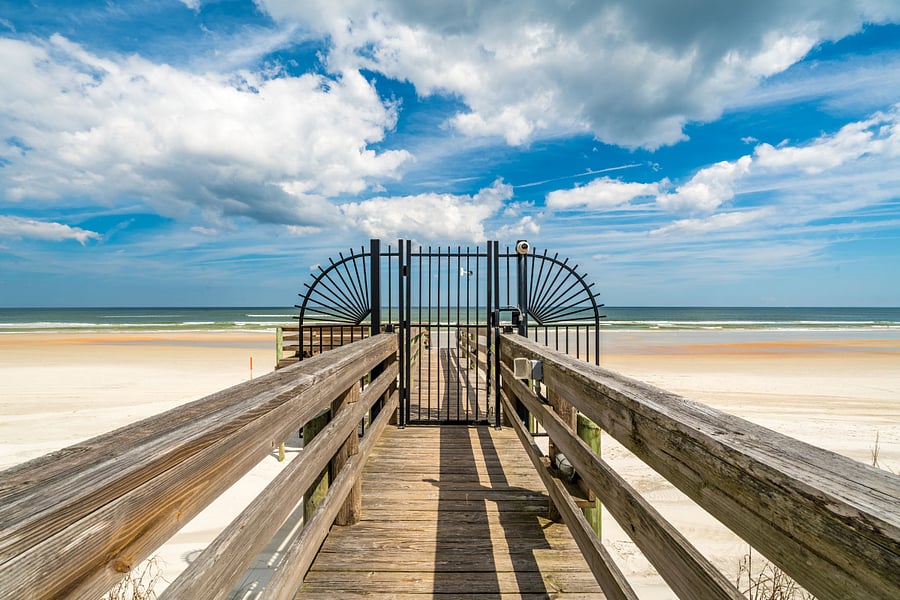 beach walkway