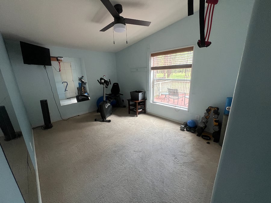 2 bedroom/exercise room 