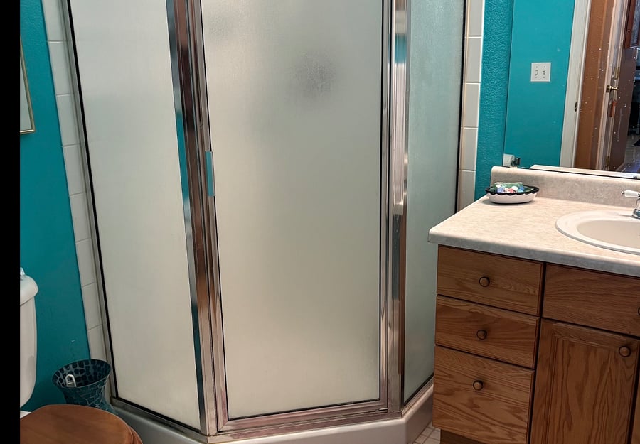 Second bathroom with shower