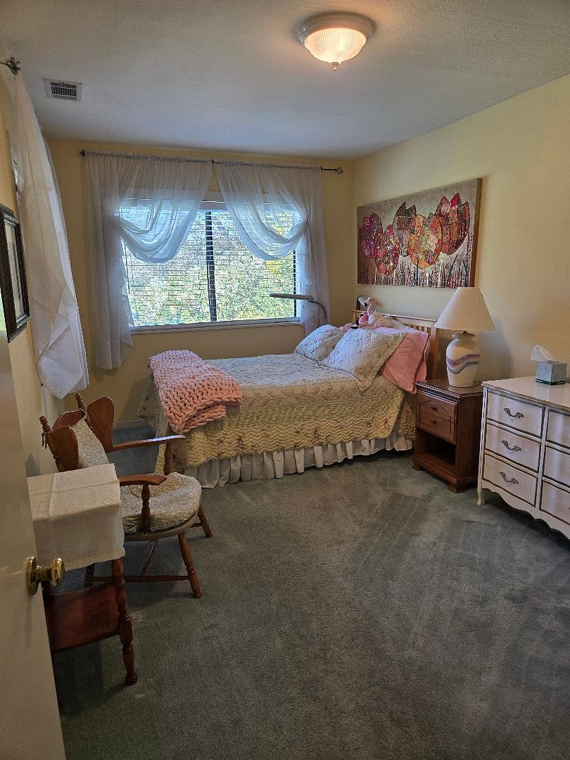 Perspective: Standing at doorway of bedroom