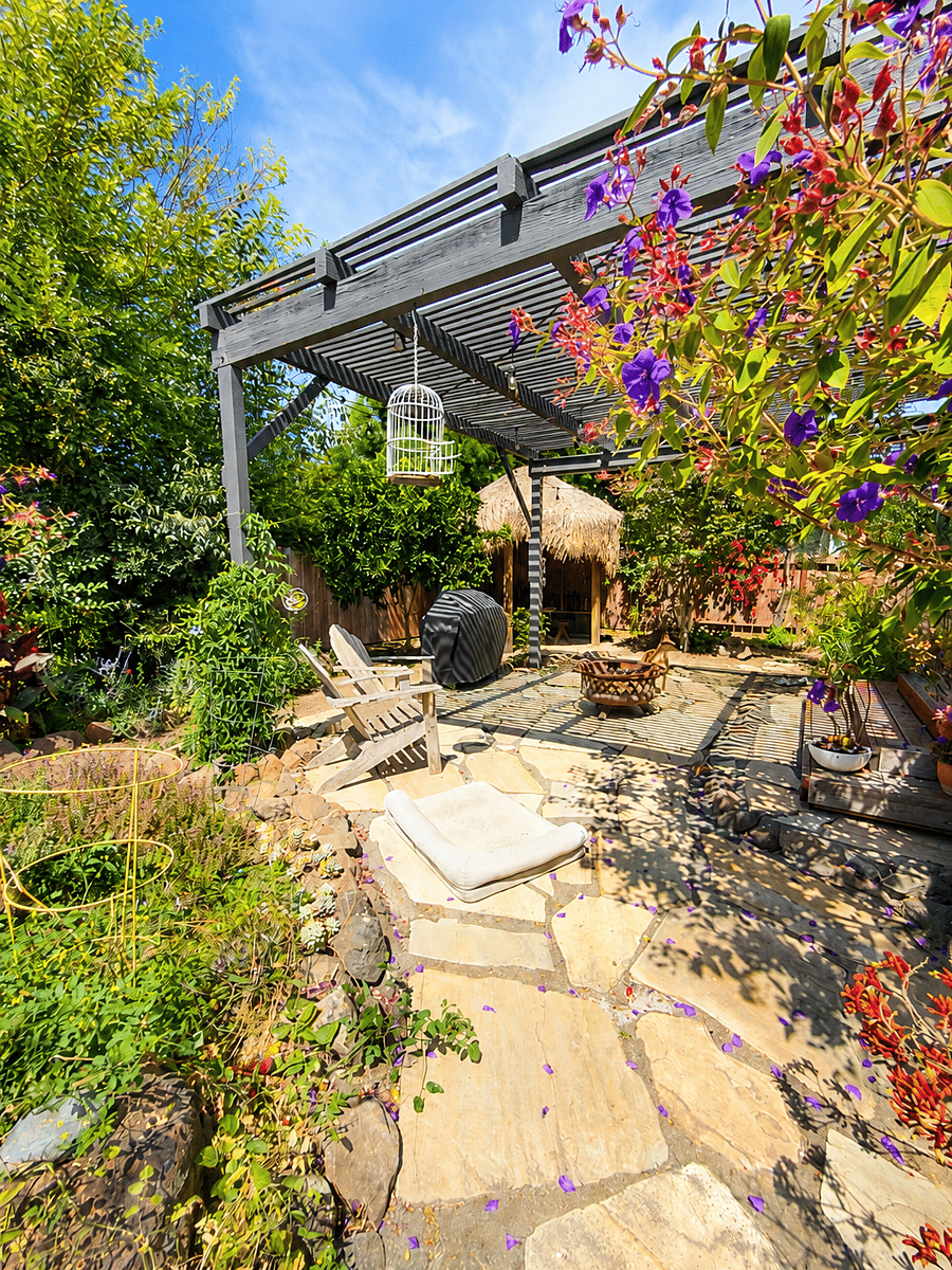 Partially Covered Patio 
