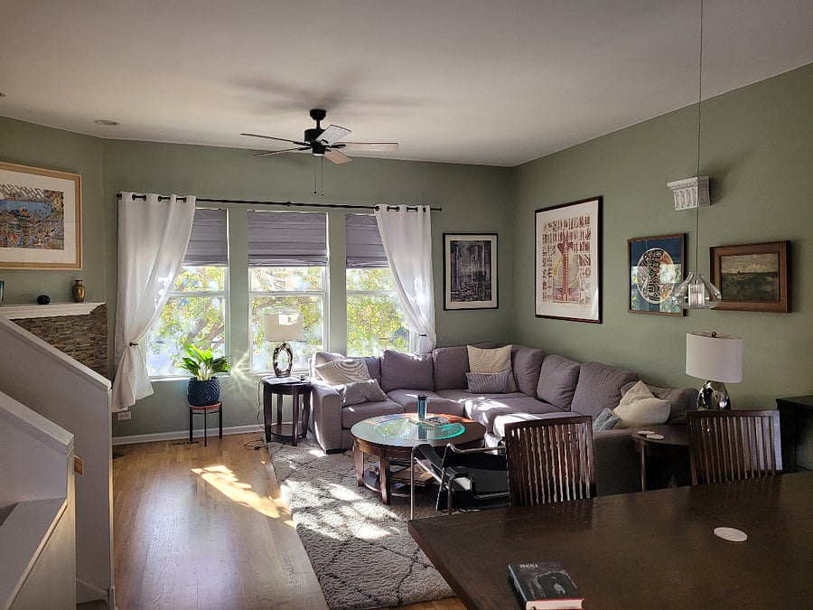 Living and dinning area