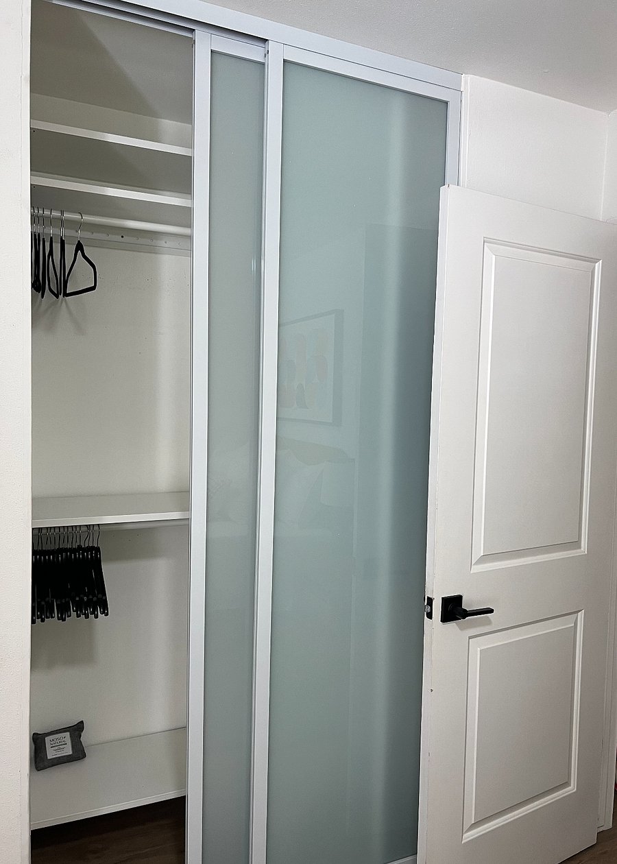 A dedicated closet to keep everything organized and out of sight.