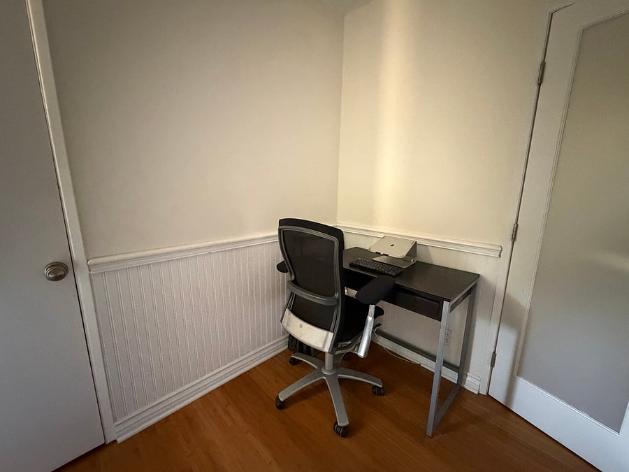 Office set up in your room. Can be removed if you don't want it.