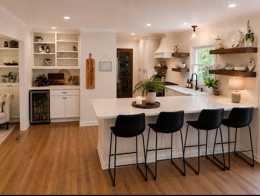Fully equipped kitchen