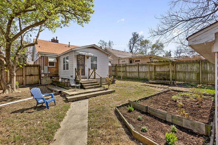 Fenced In Backyard, Gated and Covered Car Port