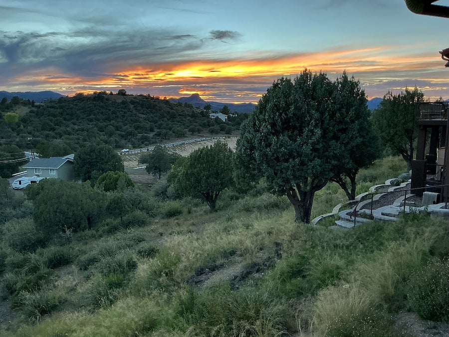 View from patio.
