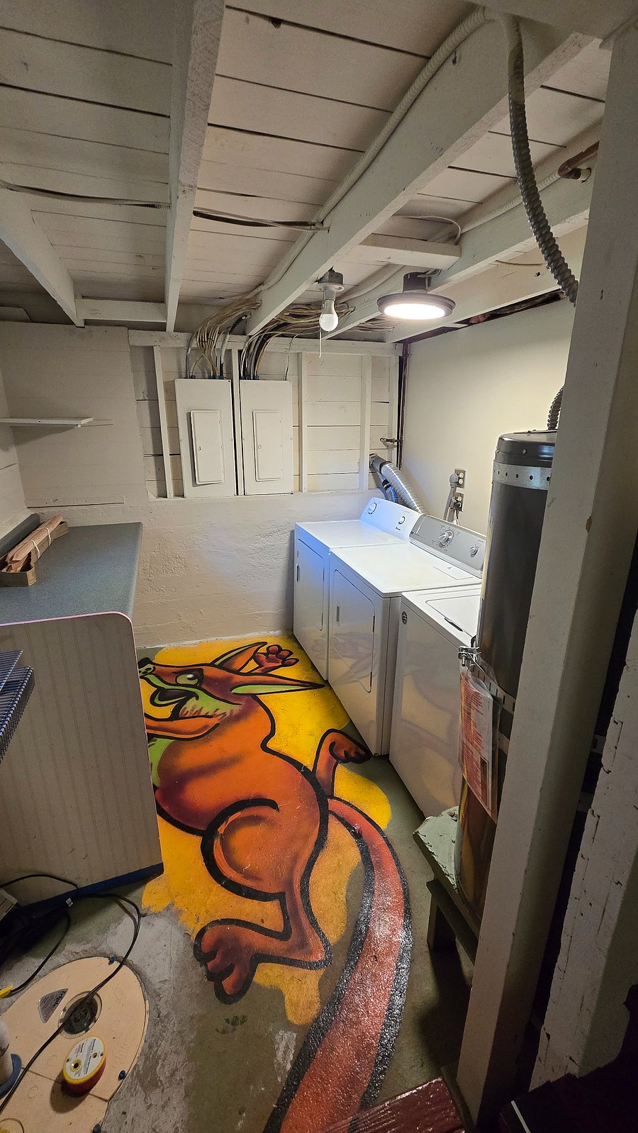 Shared laundry space