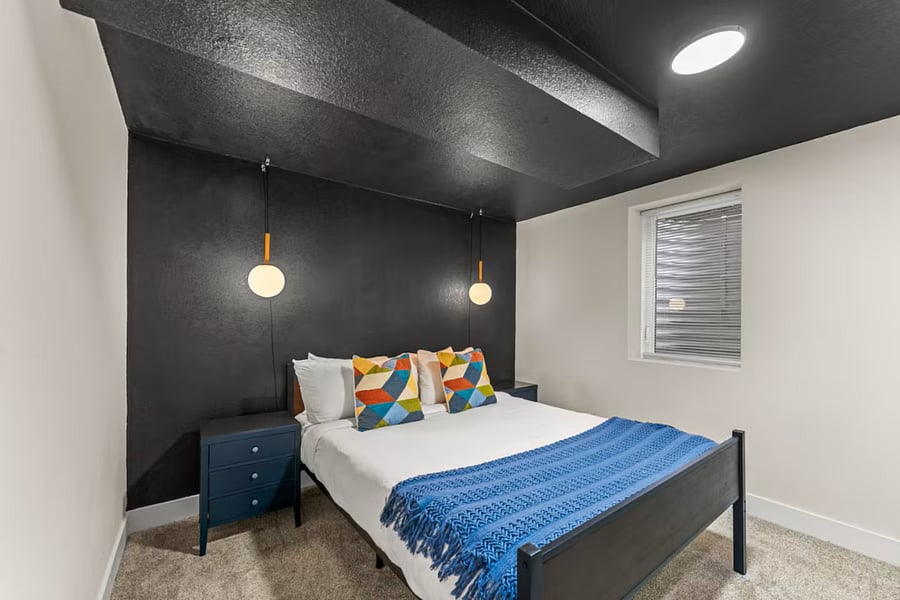 Basement bedroom