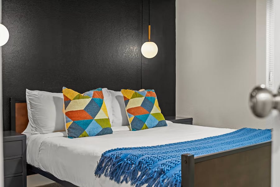 Basement bedroom