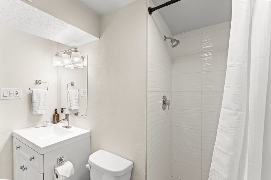 Basement bathroom