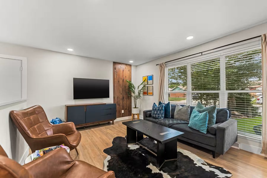 Upstairs living space