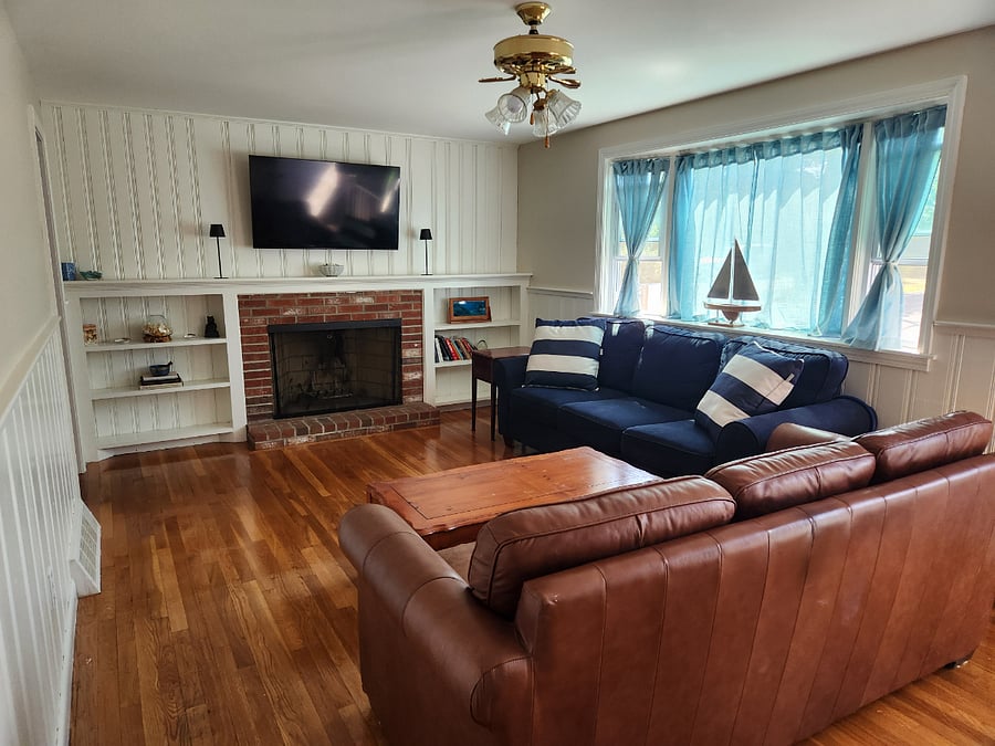 Living Room with Smart TV