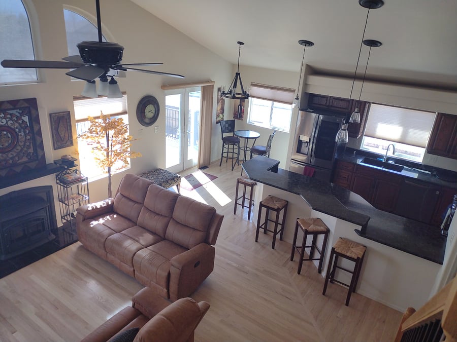 Living room + Kitchen