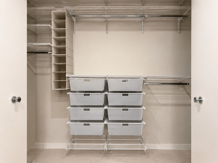 Primary closet