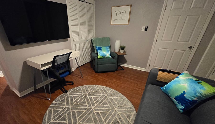 dedicated workspace in case you need to get things done