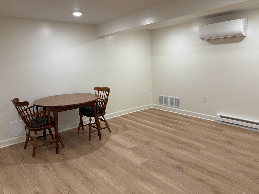 UNIT2: Dining Area. Living Room space does not have a sitting area yet since this is a newly reno home and is still currently being furnished. 