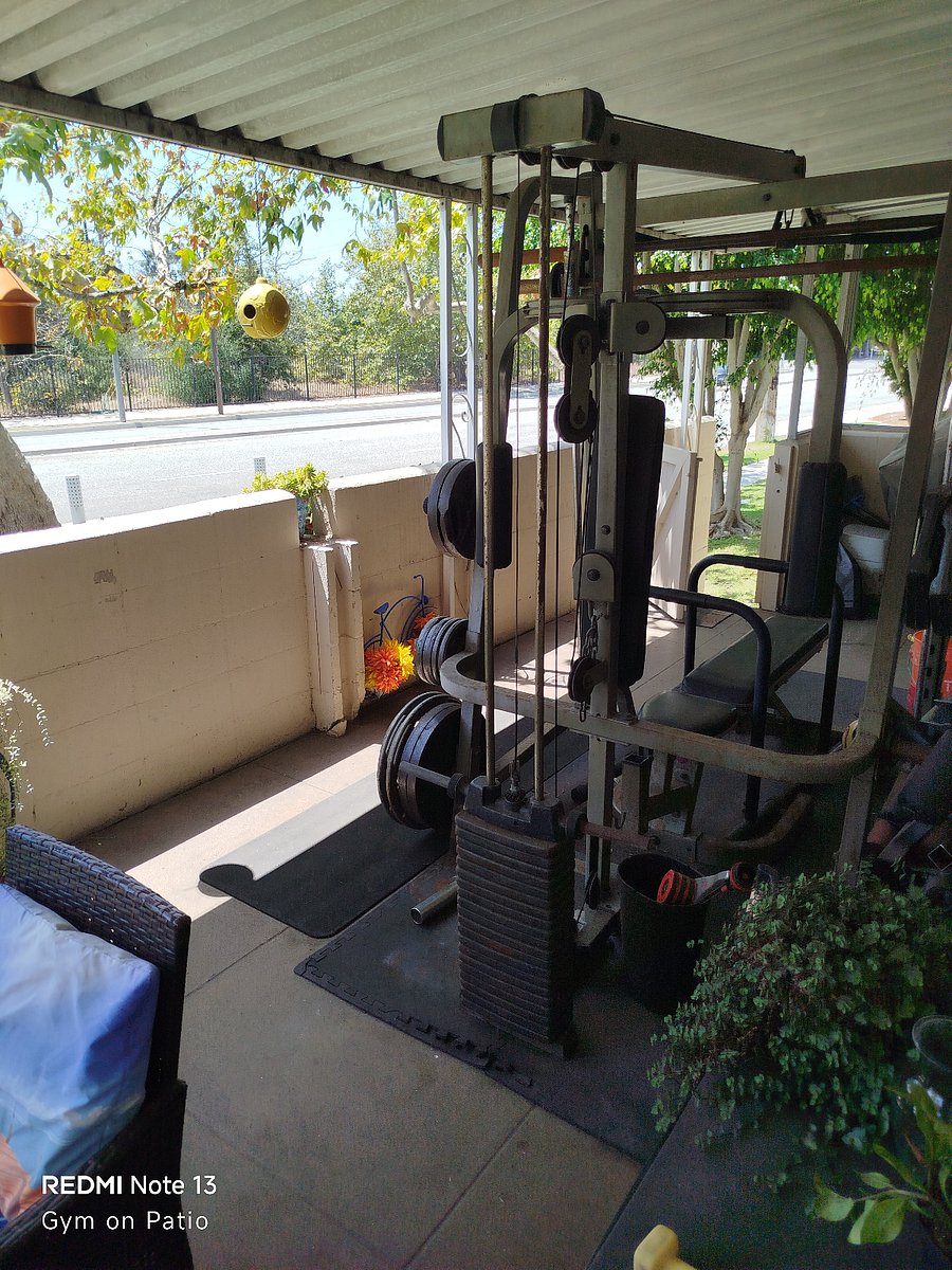 Home Gym on Patio