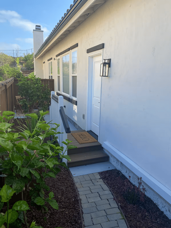 Outside entrance, different angle.