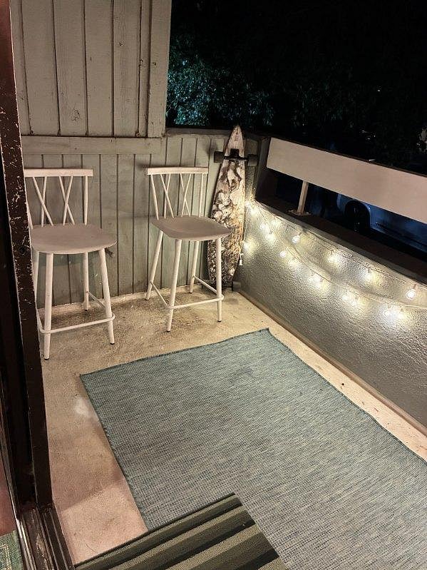 Private unit patio