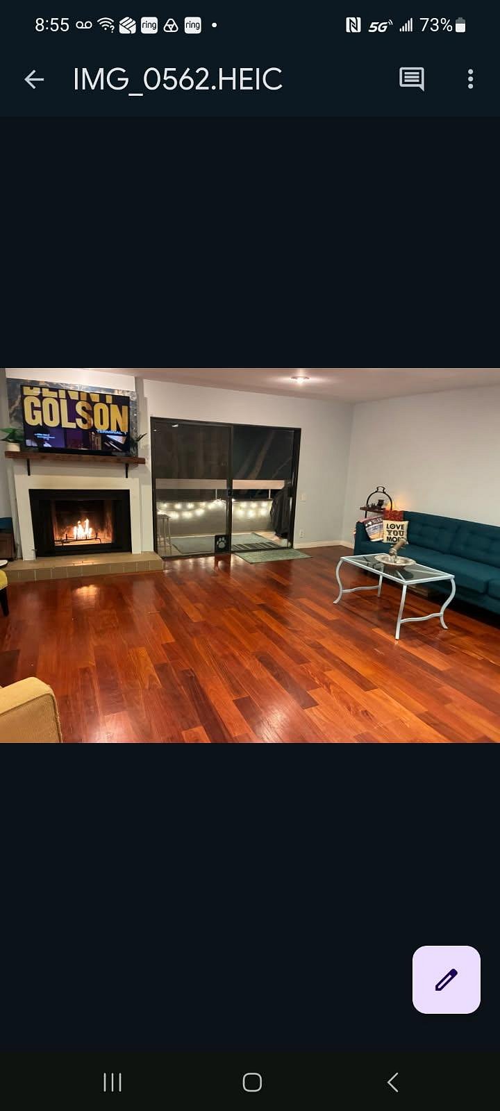 Common area access to private patio