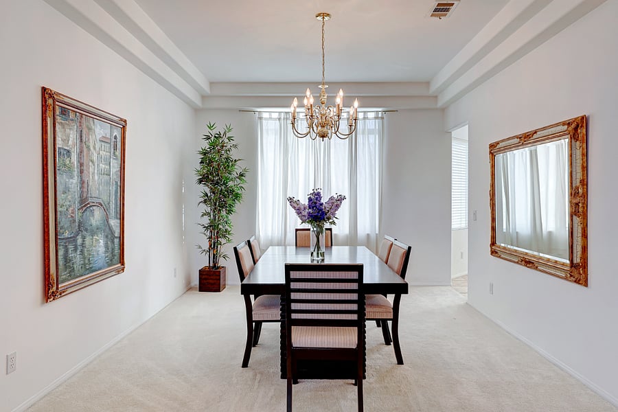 Formal Dining Room & Table.