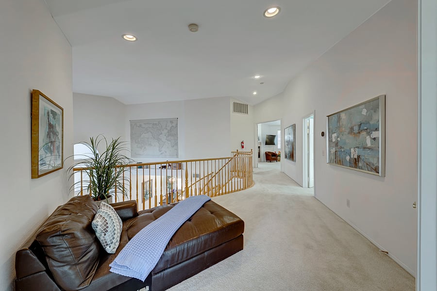 Upstairs area