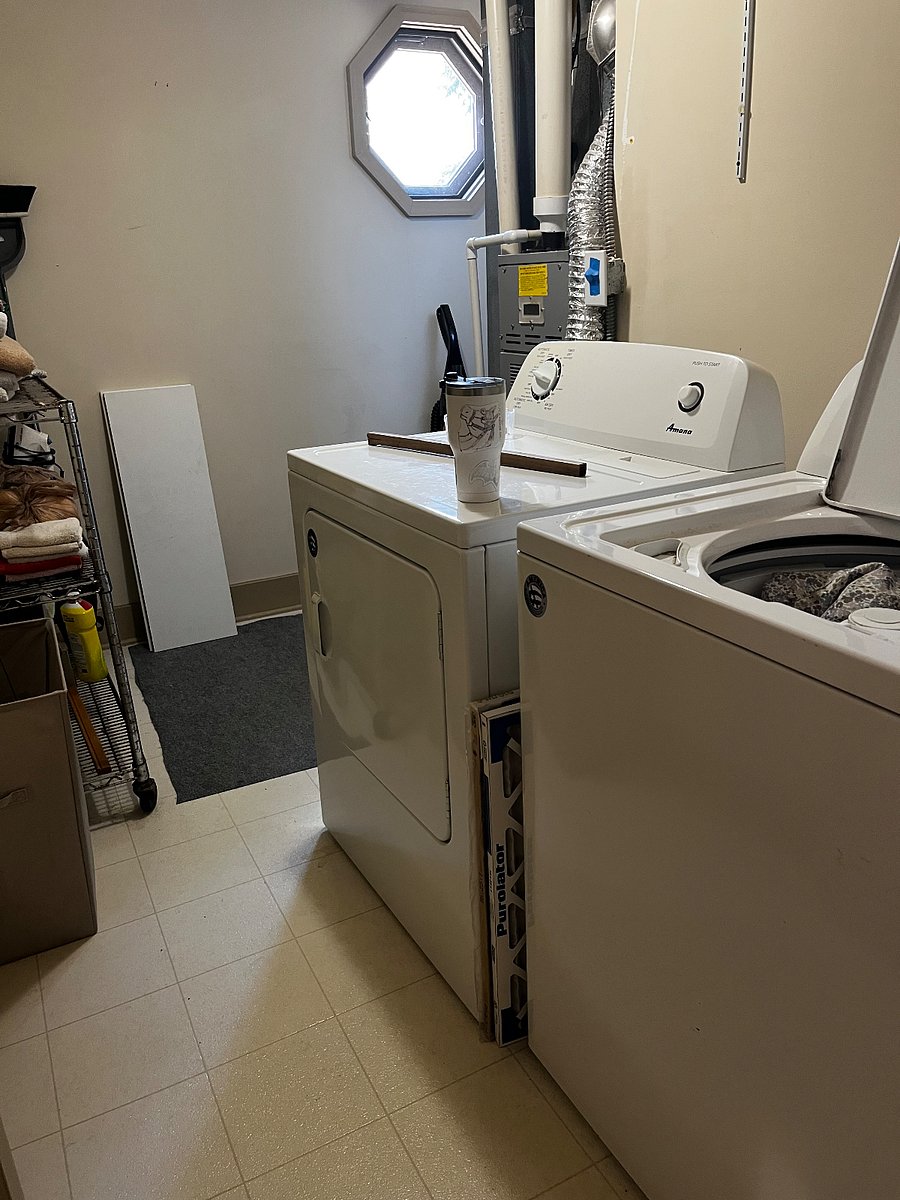 laundry room- storage space as well