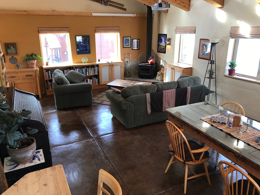 Dining & living area