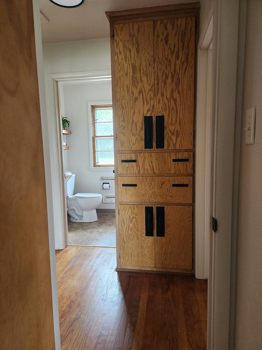 Storage Cabinet in Hallway