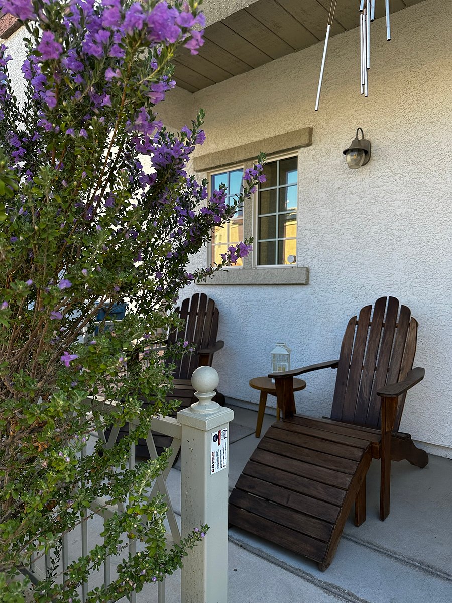Front patio, best spot for morning tea/coffee