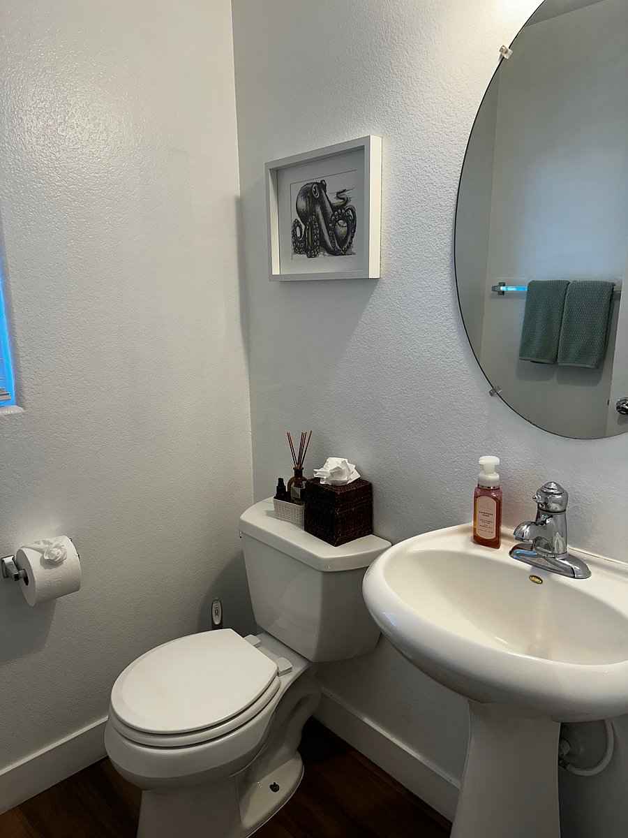 Downstairs half bath