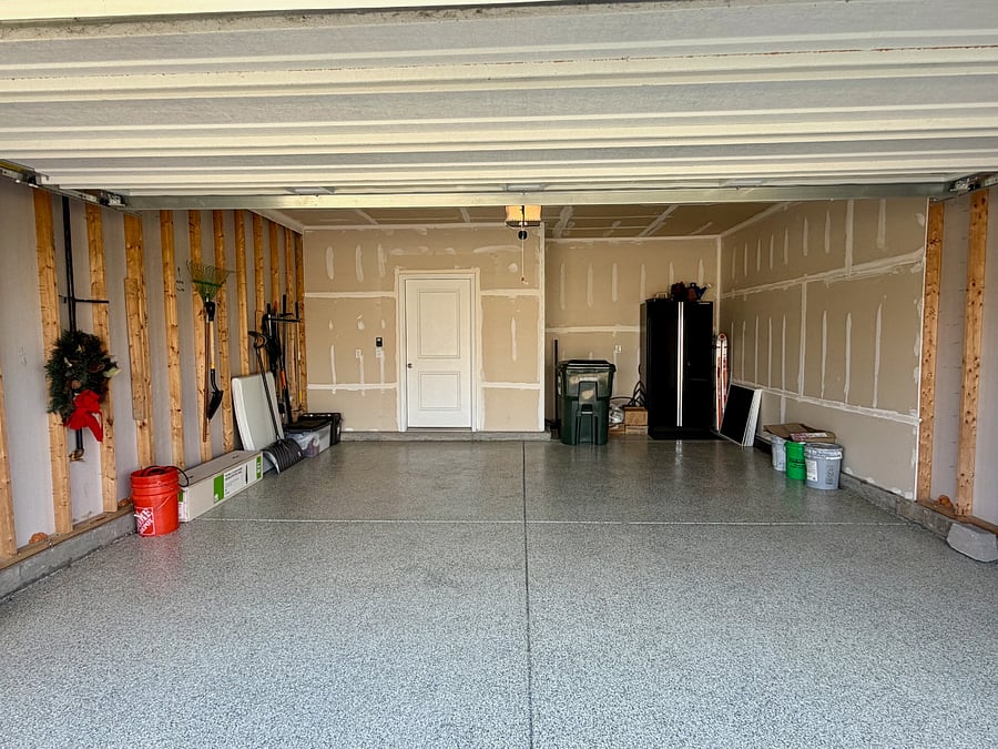 Two car garage