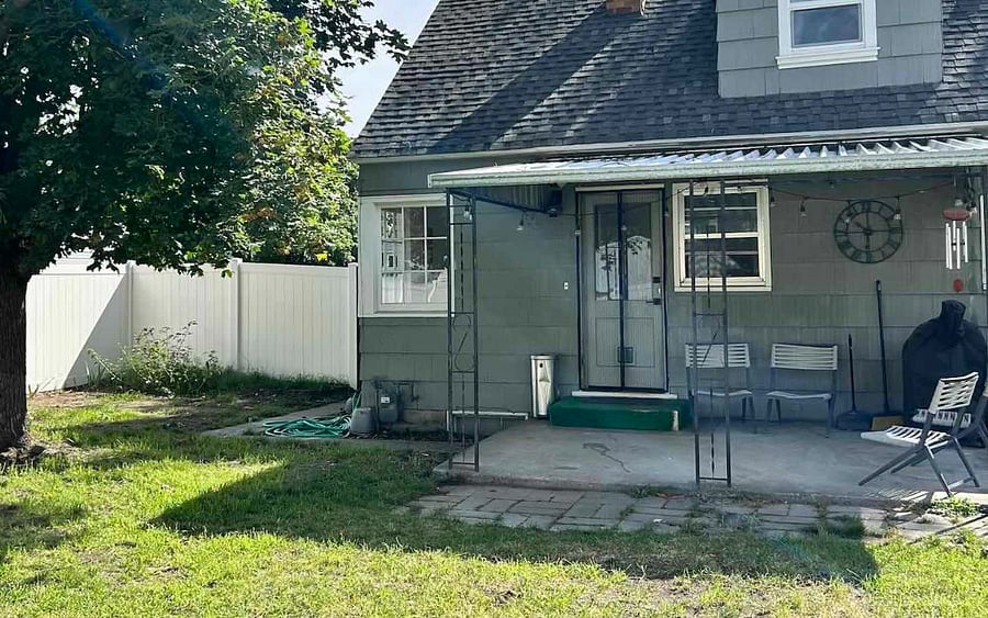 Backyard patio