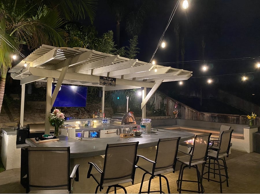Built in bar