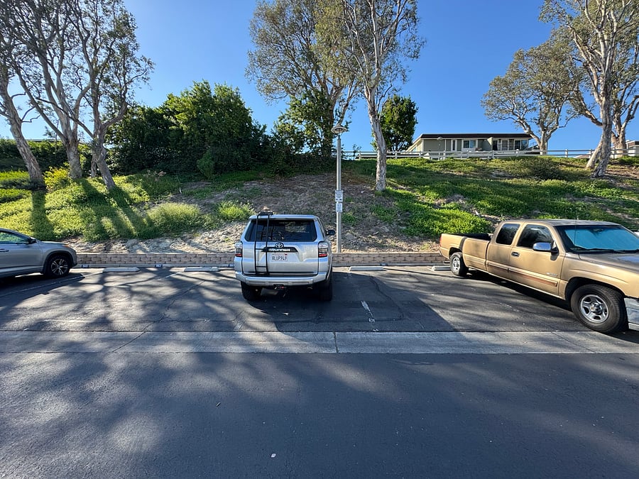 Location of assigned parking, left of light pole - 981.