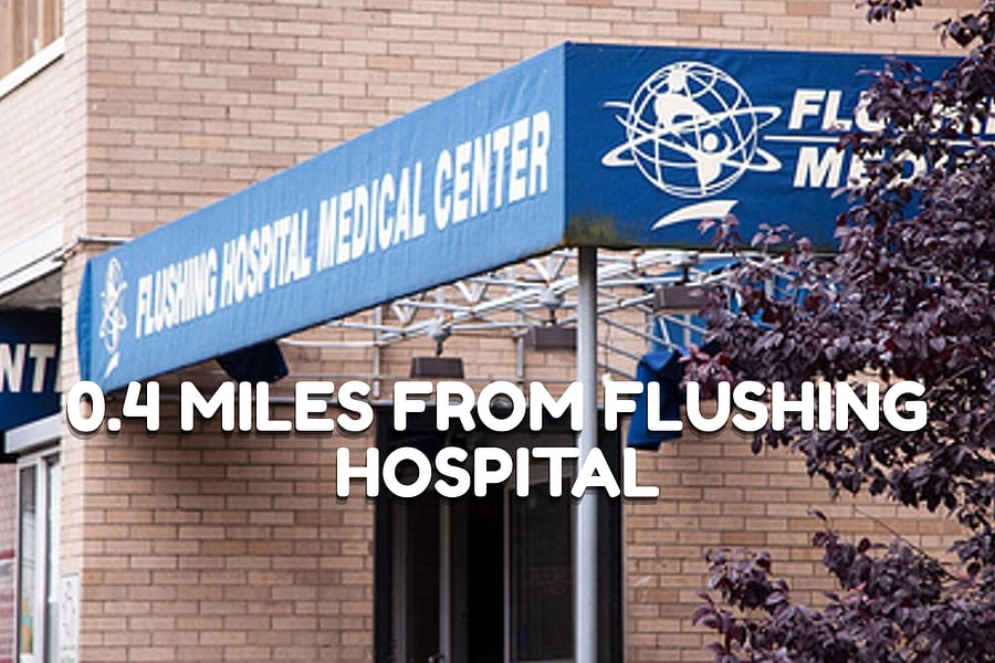 0.4 Miles from Flushing Hospital Medical Center