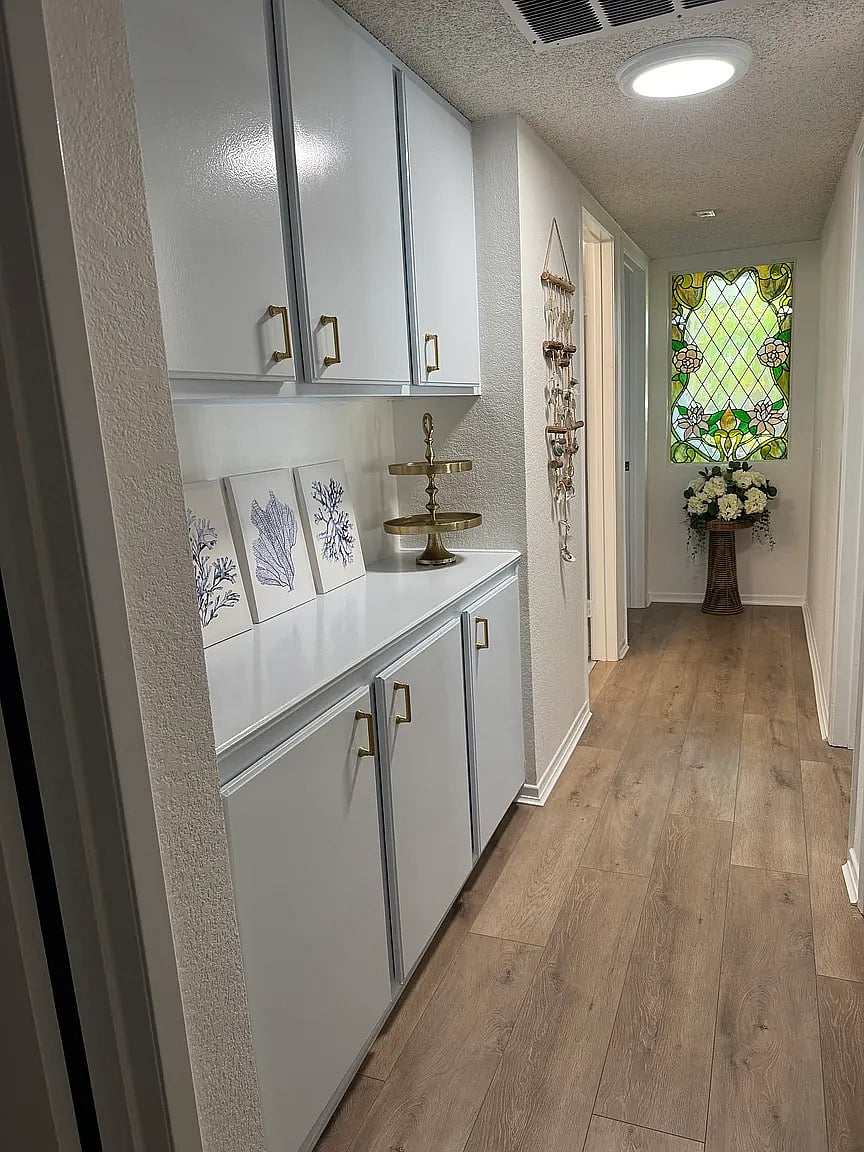 Lots of storage space in the hallway!