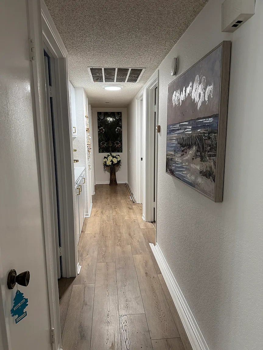Lots of storage space in the hallway!