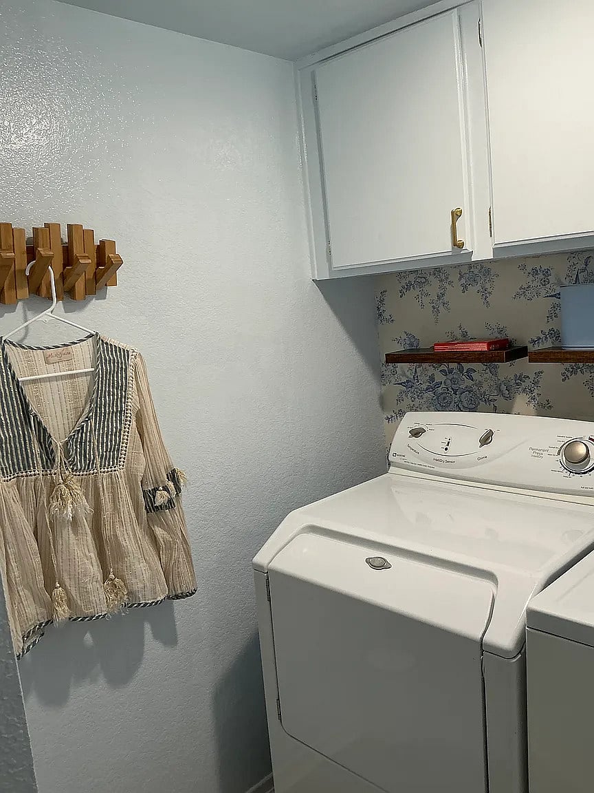 Washer and Dryer inside the unit!