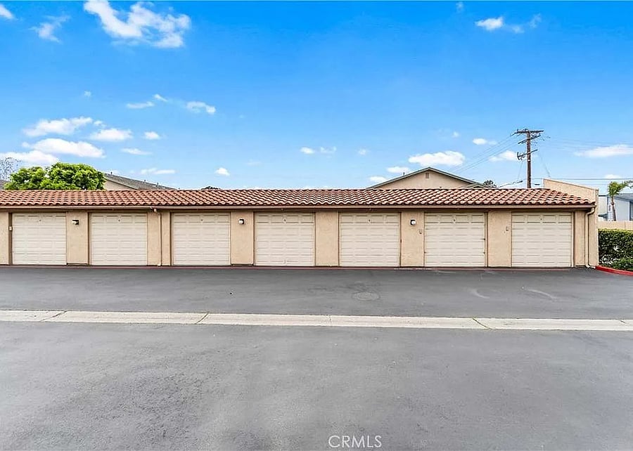 Single car garage for your use...third garage from right.