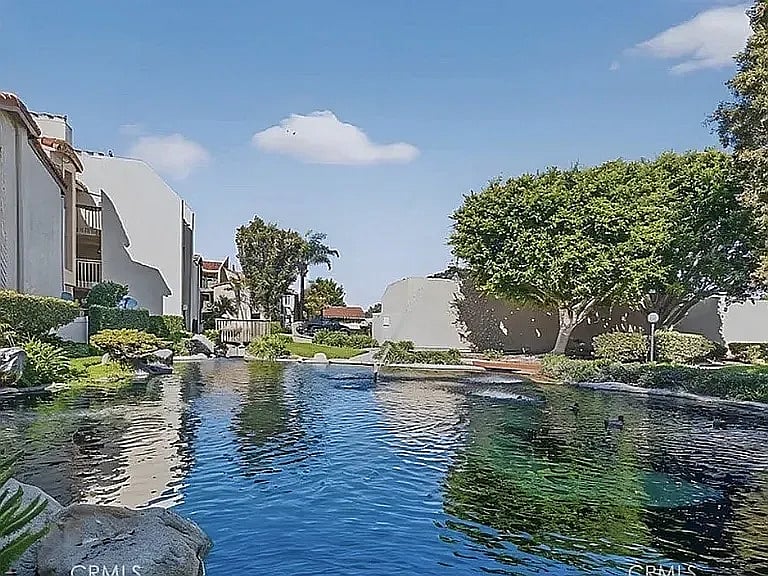 Absolutely pristine grounds in a gated community.